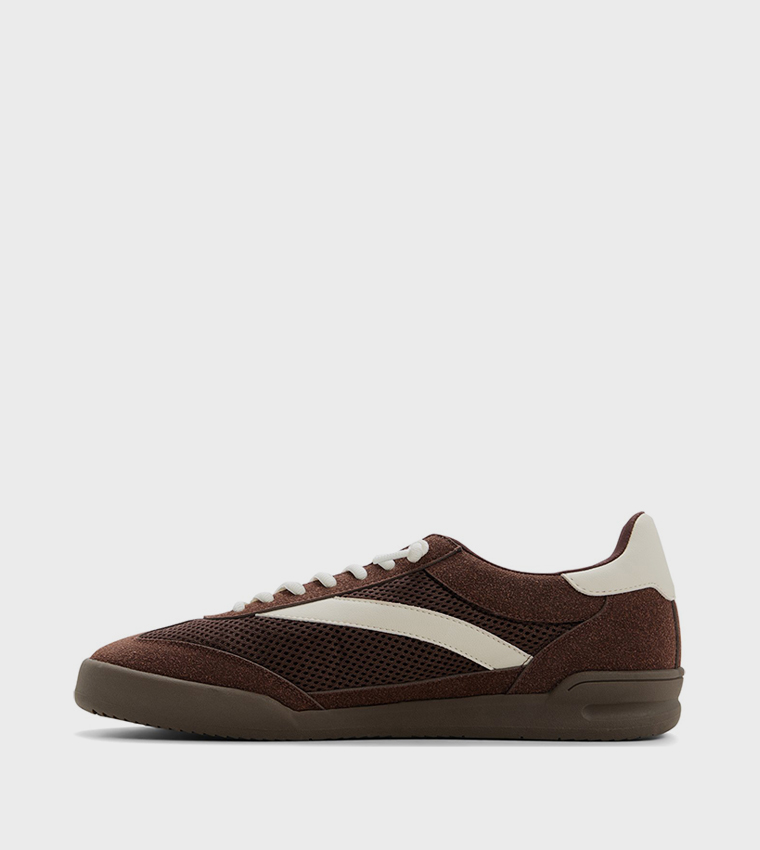 PAMONA Color Block Lace-Up Sneakers