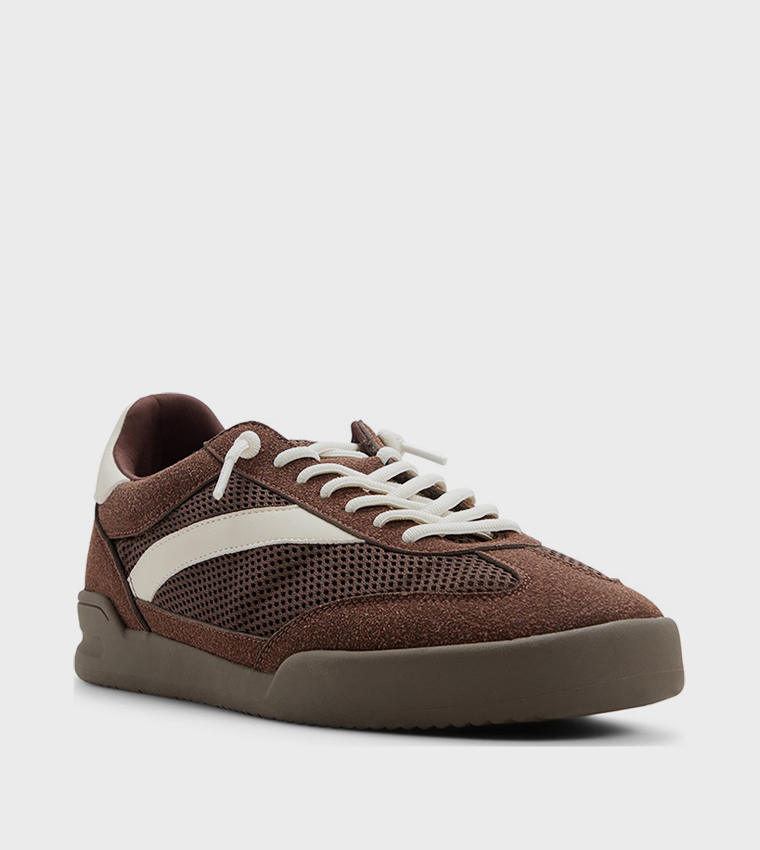 PAMONA Color Block Lace-Up Sneakers