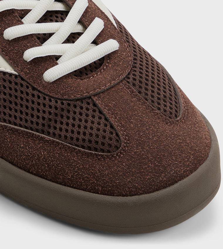 PAMONA Color Block Lace-Up Sneakers