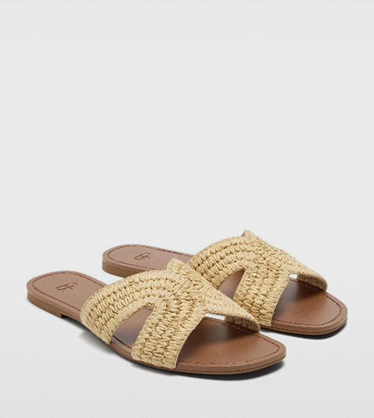 Parfois  Flat Sandals - Beige Flat Sandals