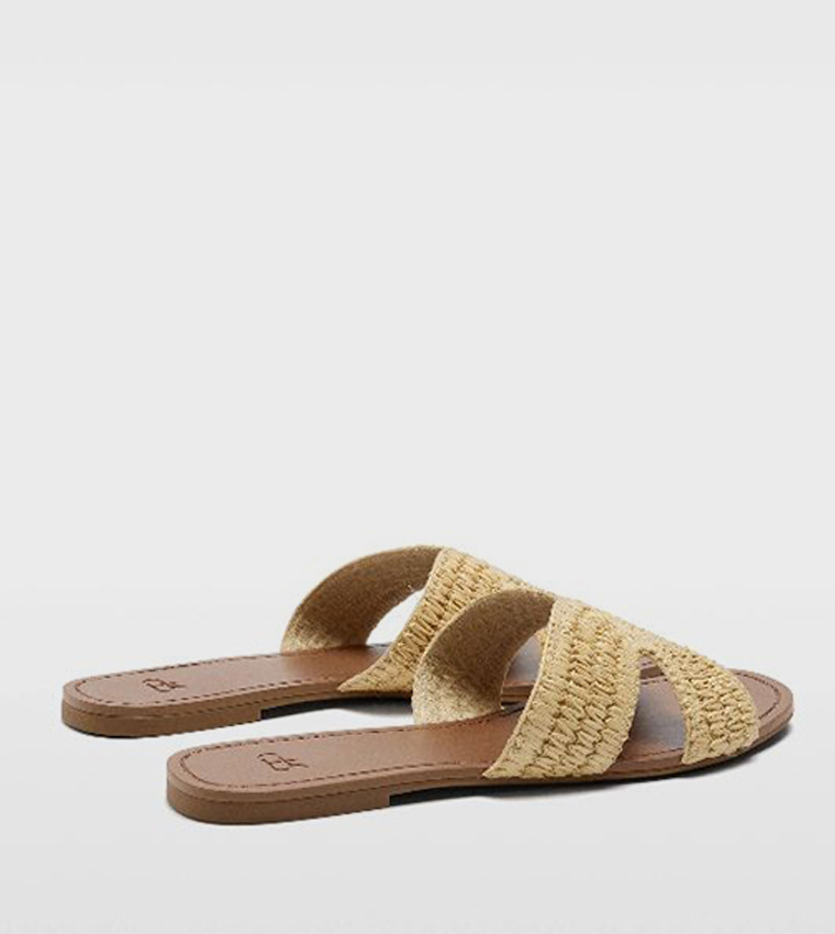 Parfois  Flat Sandals - Beige Flat Sandals