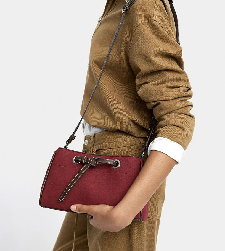 شنطة كروس بودي شبه جلد 