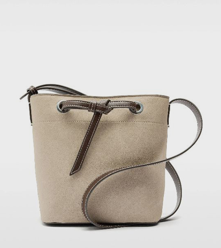 Textured Bucket Bag
