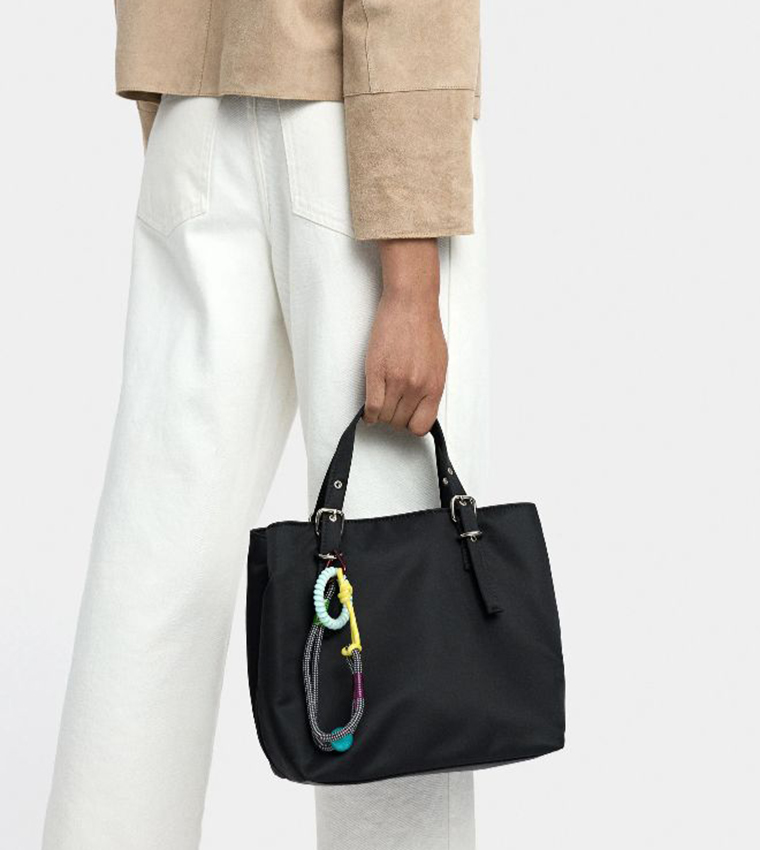 Textured Mini Tote Bag