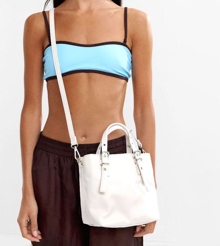 Textured Mini Tote Bag