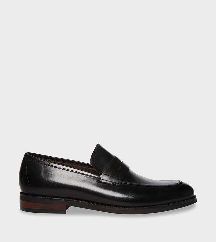 ستيف مادن  أحذية رسمية برباط - أسود Fomal Slip on