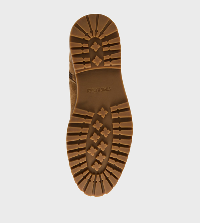 PATROANE Solid Suede Lace-Up Boots