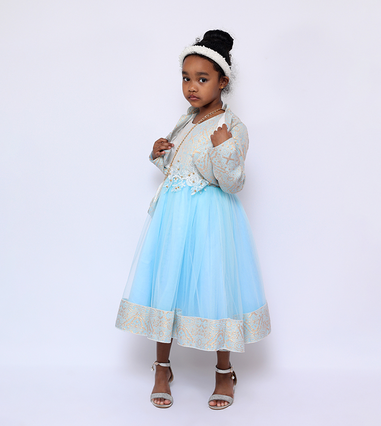 Ddaniela  Party Dress - Blue Party Dress