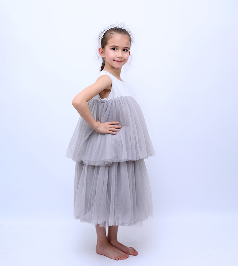 Marcia Layered Tulle Party Dress