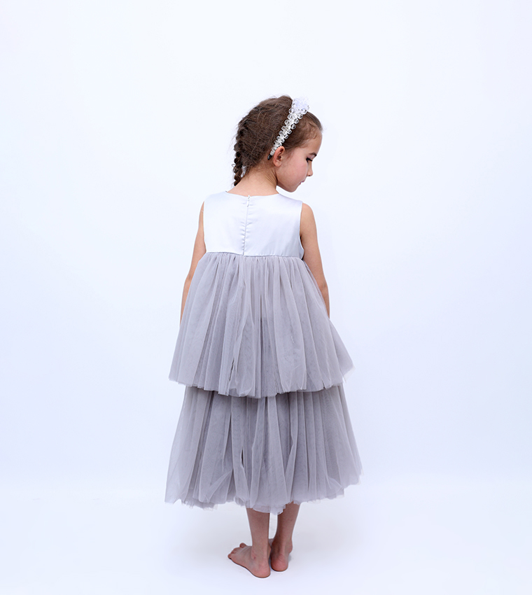 Marcia Layered Tulle Party Dress