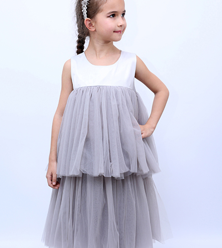 Marcia Layered Tulle Party Dress