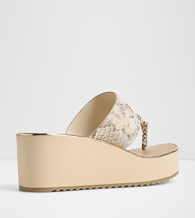 PENELOPY Thong-Strap Wedge Sandals