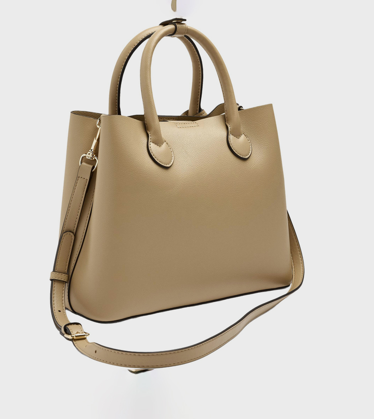 Parfois  Satchel Bags - Beige Satchel Bags