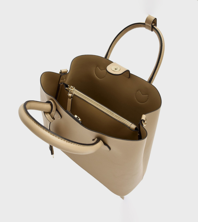 Parfois  Satchel Bags - Beige Satchel Bags
