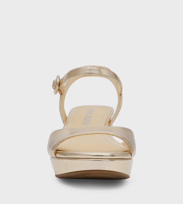 PIPE Solid Open Toe Heeled Sandals