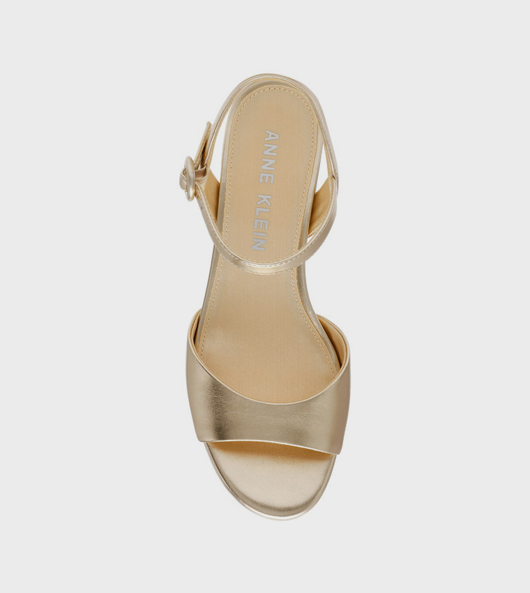 PIPE Solid Open Toe Heeled Sandals