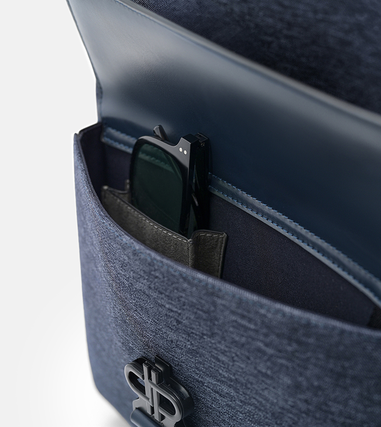TEX Front Pocket Leather Backpack