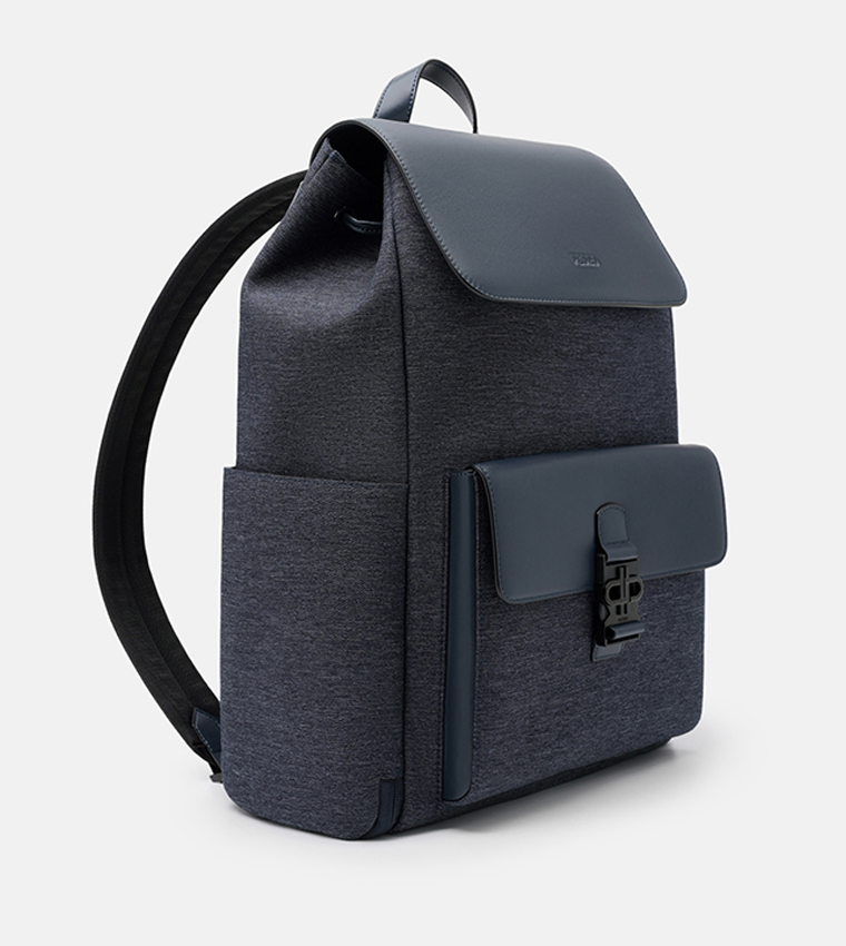 TEX Front Pocket Leather Backpack