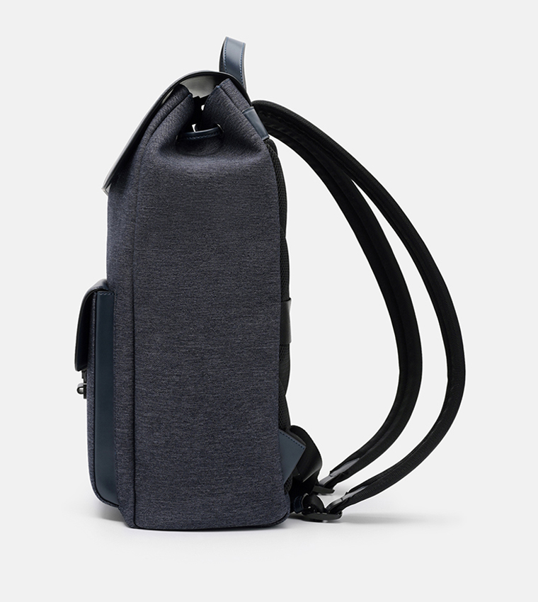 TEX Front Pocket Leather Backpack