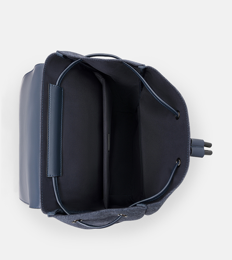 TEX Front Pocket Leather Backpack