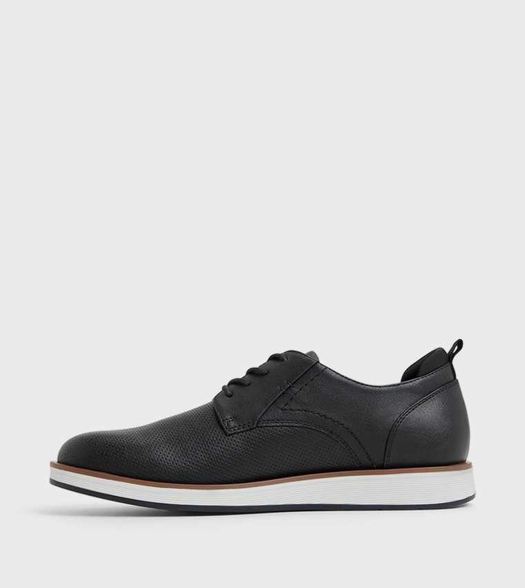POIRIER Round Toe Lace-Up Shoes