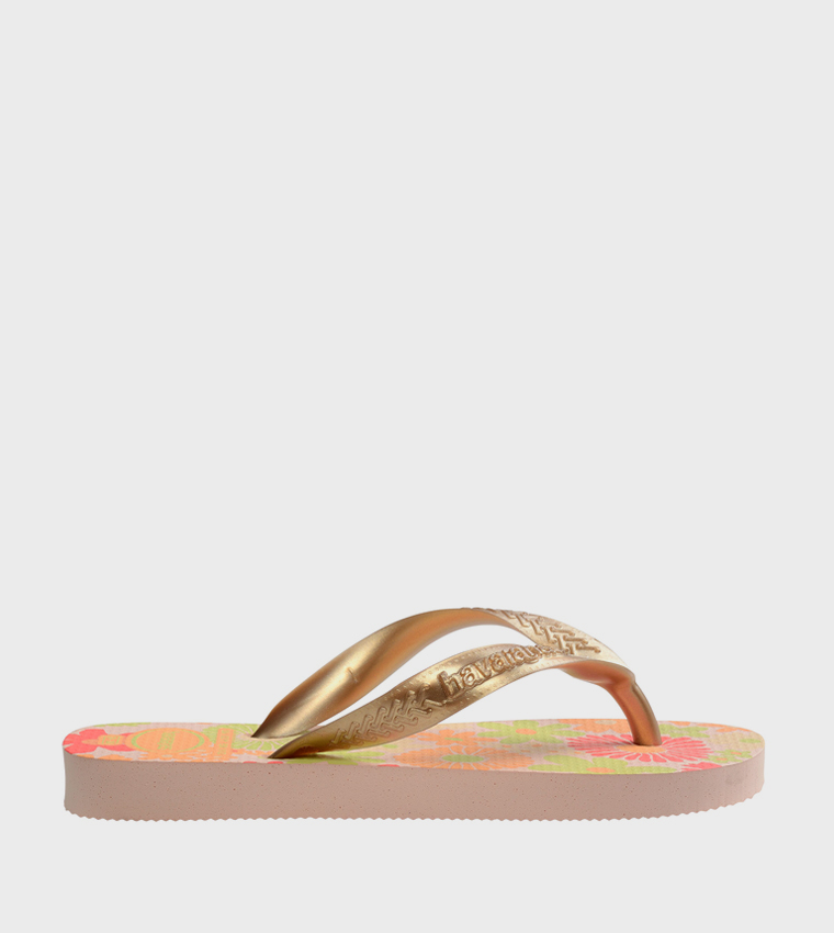 Flores Printed Flip-Flops