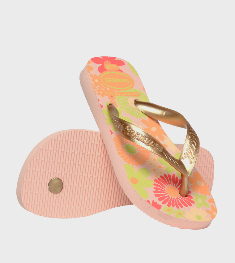 Flores Printed Flip-Flops