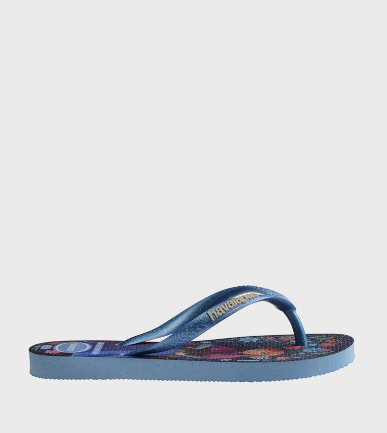 Slim Princess Printed Flip-Flops