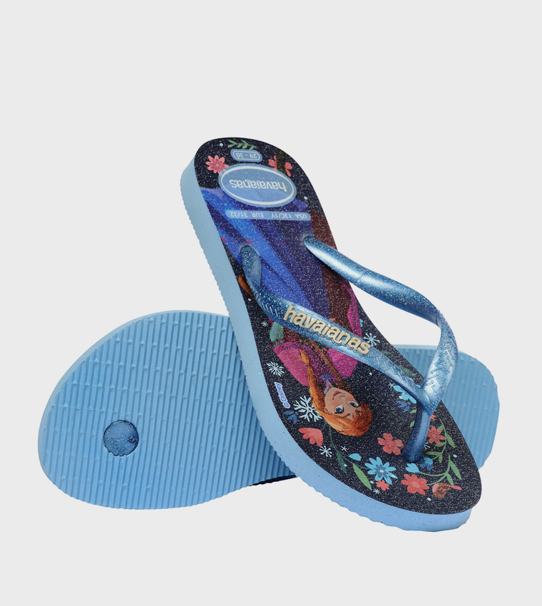 Slim Princess Printed Flip-Flops