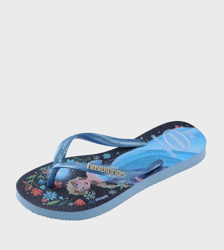 Slim Princess Printed Flip-Flops