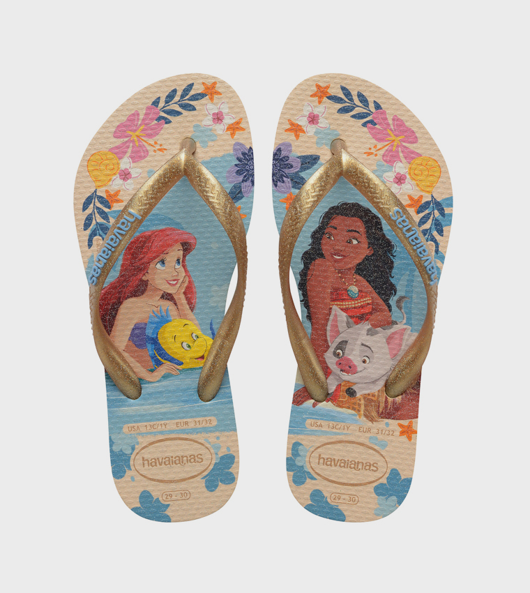 Slim Princess Printed Flip-Flops
