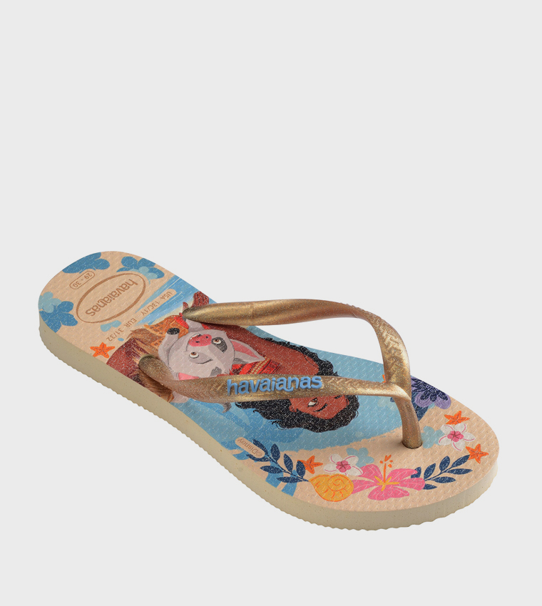 Slim Princess Printed Flip-Flops