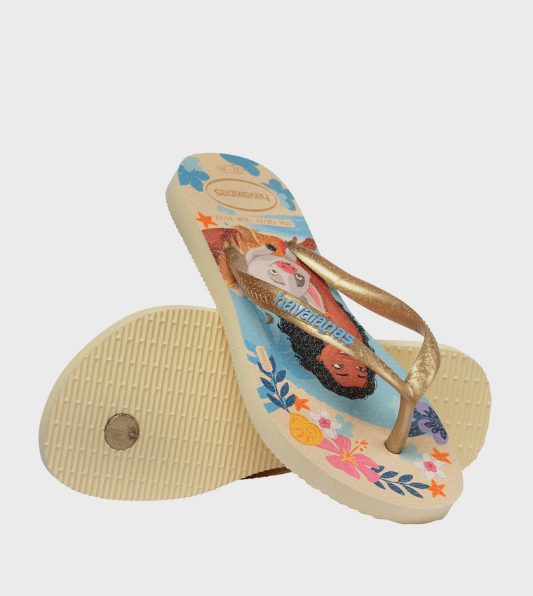 Slim Princess Printed Flip-Flops
