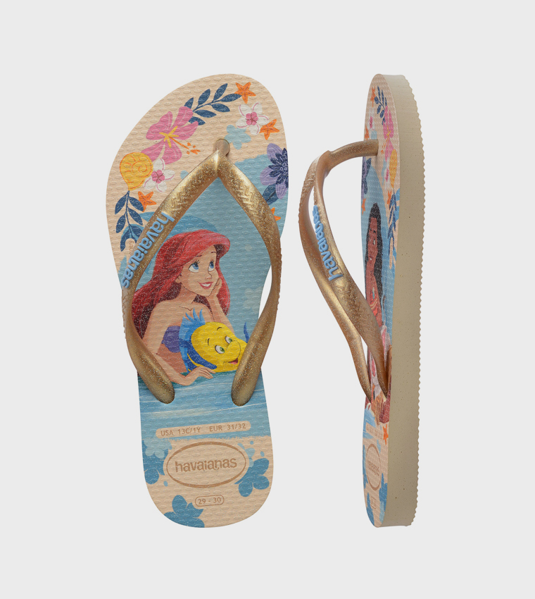 Slim Princess Printed Flip-Flops