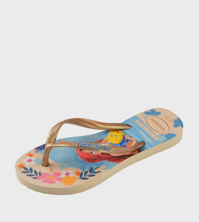 Slim Princess Printed Flip-Flops