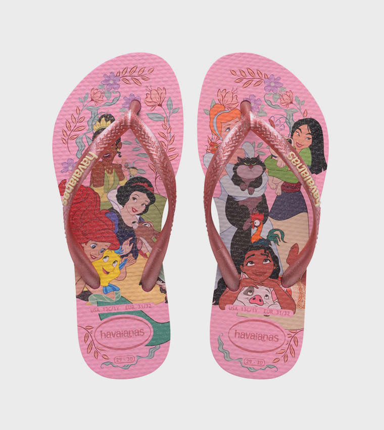 Slim Princess Printed Flip-Flops