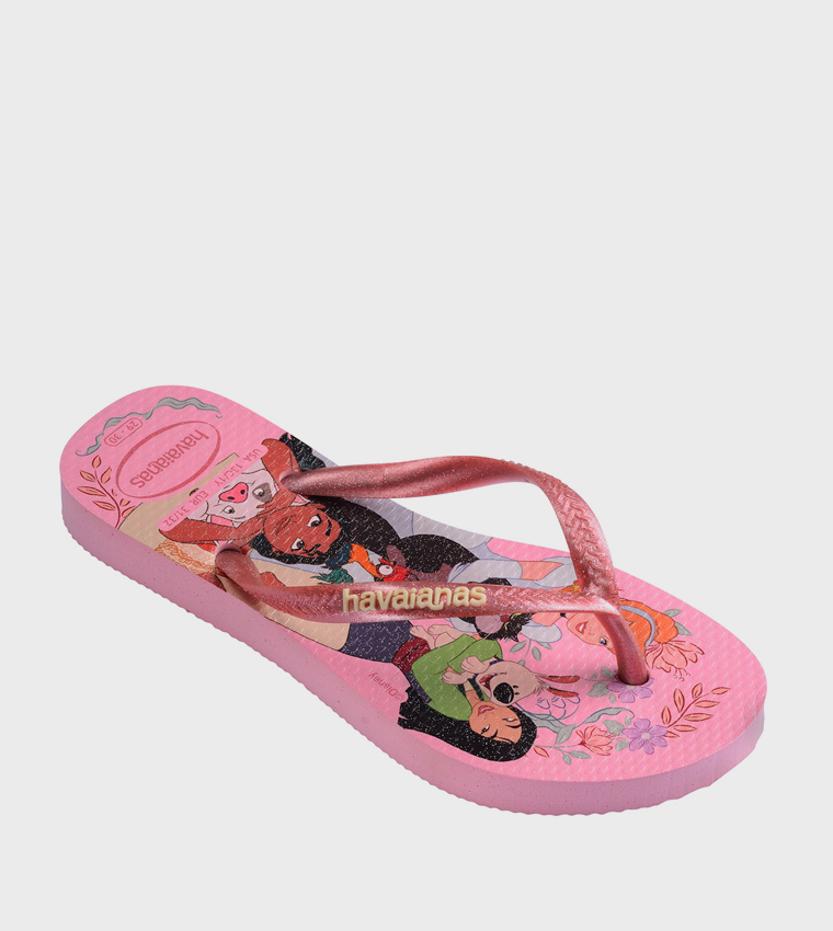 Slim Princess Printed Flip-Flops