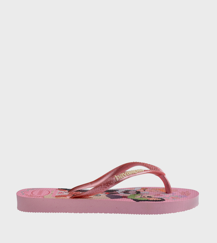 Slim Princess Printed Flip-Flops