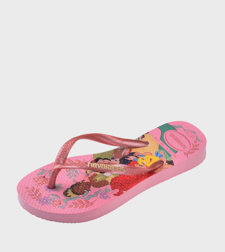 Slim Princess Printed Flip-Flops