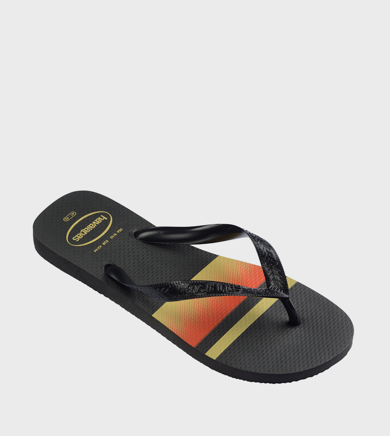 Top Logo Printed Flip-Flops