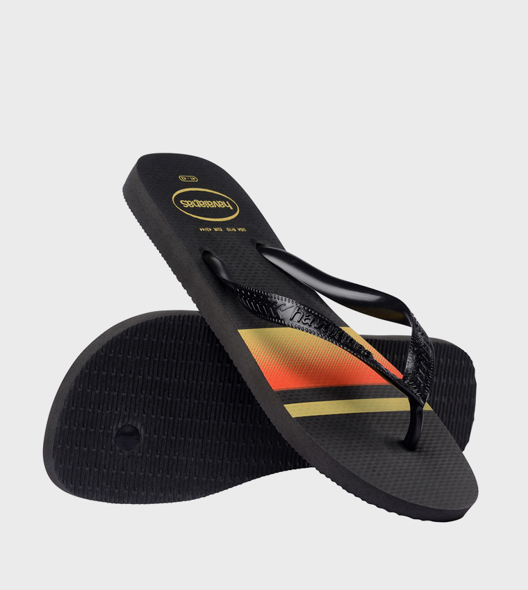 Top Logo Printed Flip-Flops
