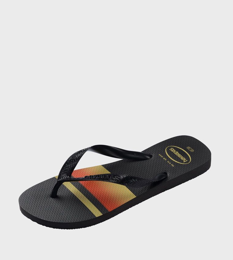 Top Logo Printed Flip-Flops