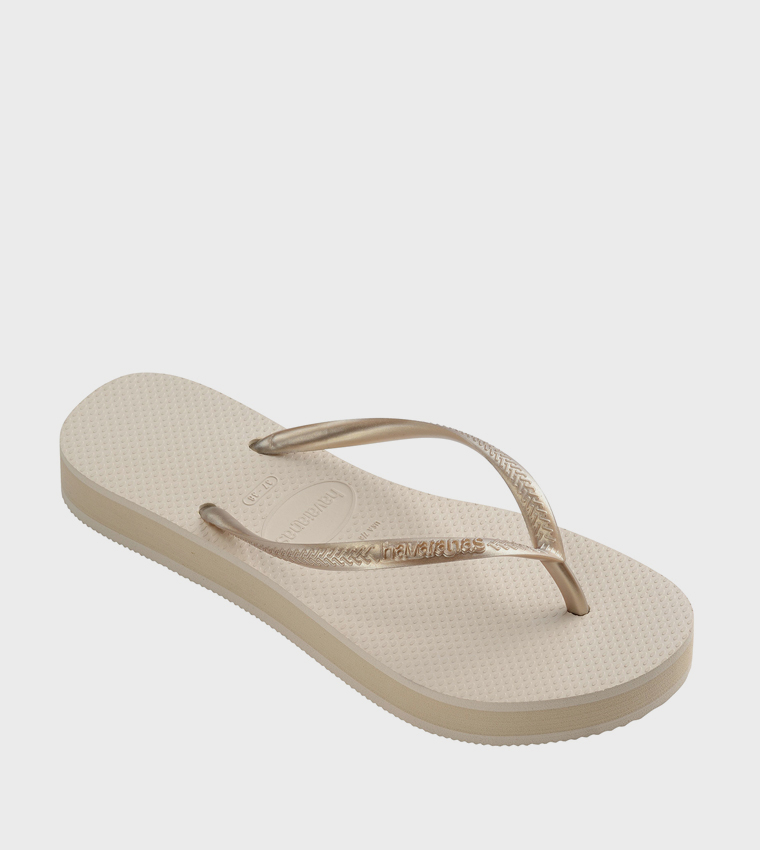 Slim Flatform Flip-Flops