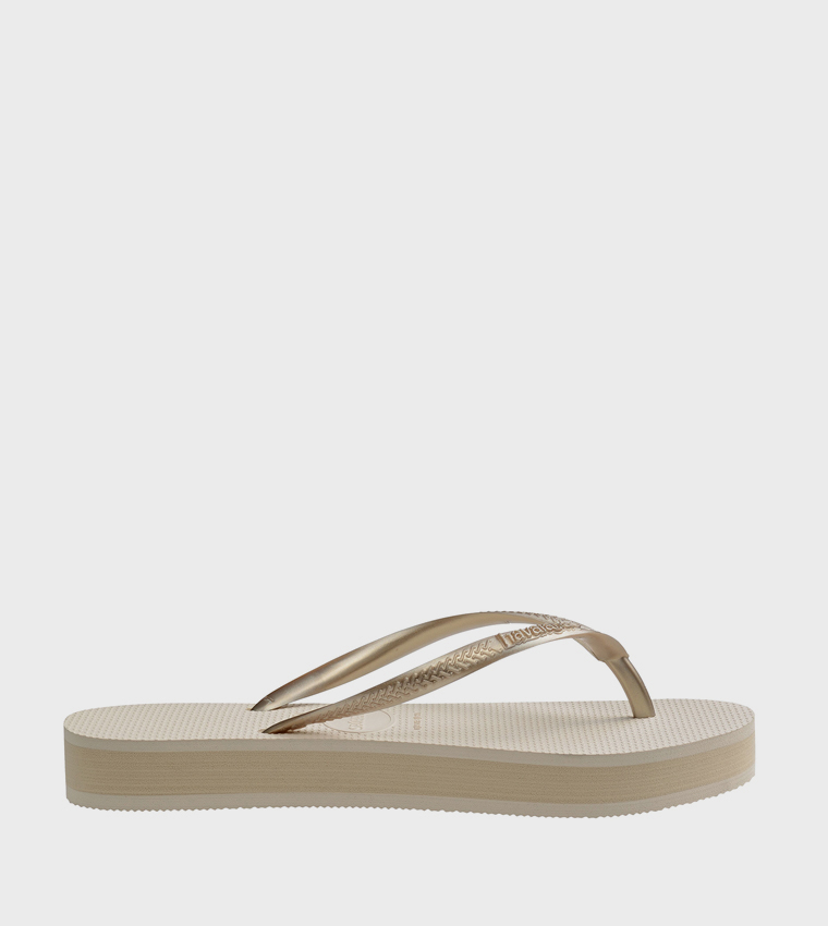 Slim Flatform Flip-Flops