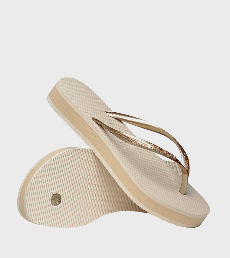 Slim Flatform Flip-Flops