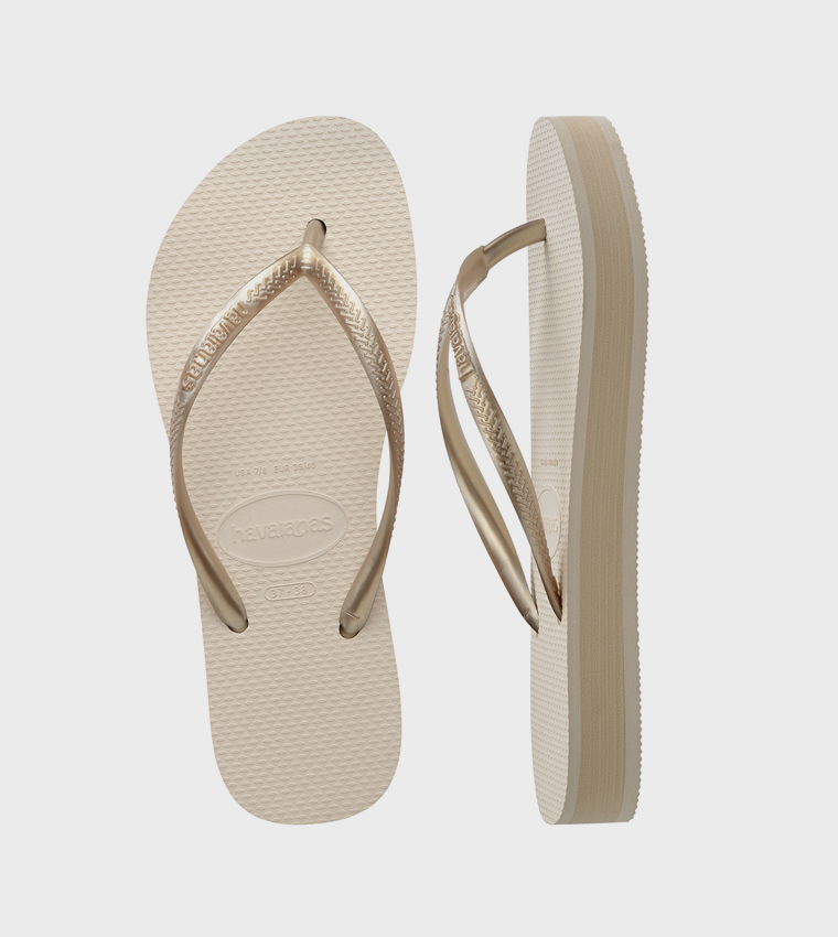 Slim Flatform Flip-Flops