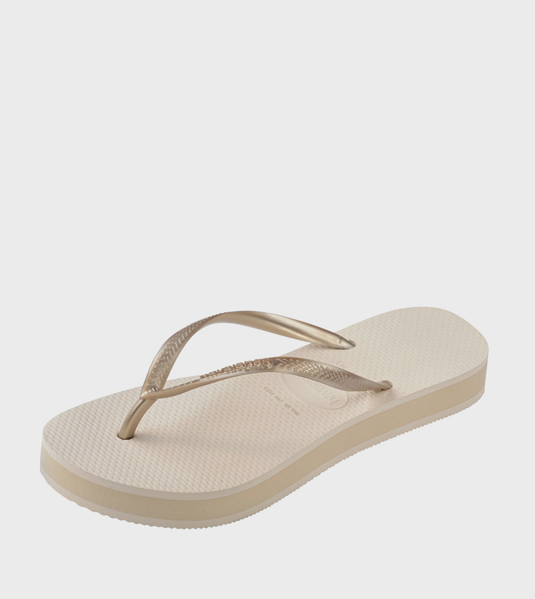 Slim Flatform Flip-Flops