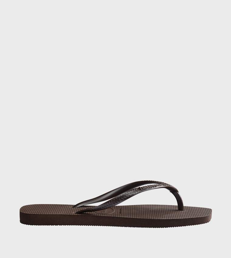 Slim Square Toe Flip-Flops