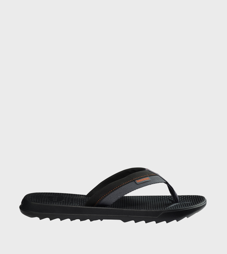 Track Plus Logo Detail Flip-Flops