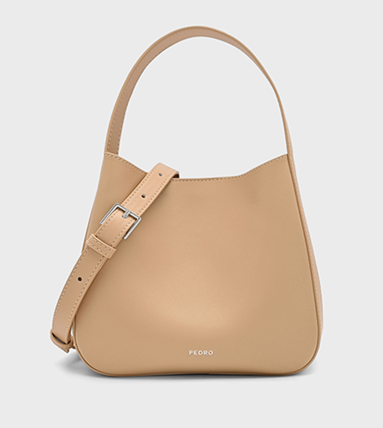 DANA Solid Leather Bucket Bag
